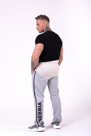 Спортивні штани Nebbia Side Stripe Retro joggers 154 Grey