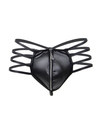 Мужские трусы сексуальные Star Night на молнии, черные, M