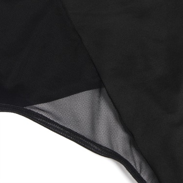 Боди с доступом Star Night с подтяжками, черное, XS-S