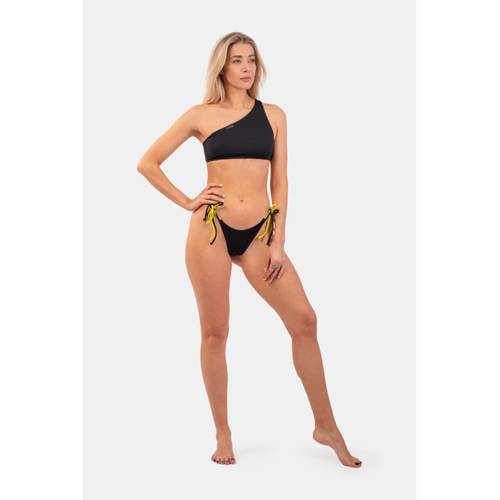 КУПАЛЬНІ ТРУСИКИ DOUBLE SIDE-TIE BIKINI BOTTOM NEON BLACK 452