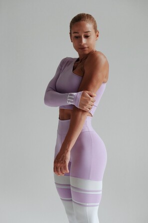 ТОП LILAC ONE SHOLDER TOP WITH LONG SLEEVES
