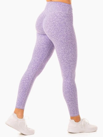 Леггинсы Rotation High Waisted Scrunch Leggings - Iris Leopard