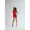 Сукня Labellamafia DRESS Decote Nadador Neutral Flowers RED 20794