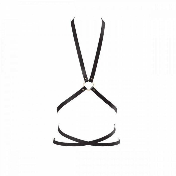 Портупея з екошкіри Bijoux Indiscrets Maze – Multi-Way Body Harness Black