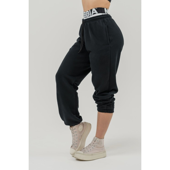 Штани Nebbia Fitness Sweatpants MUSCLE MOMMY Black 623