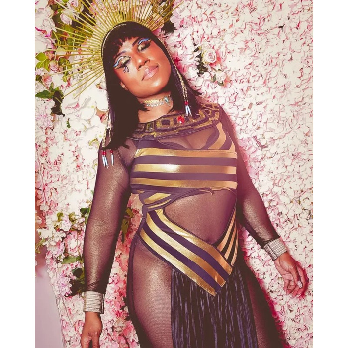 Наклейка з коштовностями Leg Avenue Клеопатри Cleopatra face jewels sticker