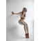 Легінси BEIGE LEGGING WITH STRAPS DETAIL ON THE BACK