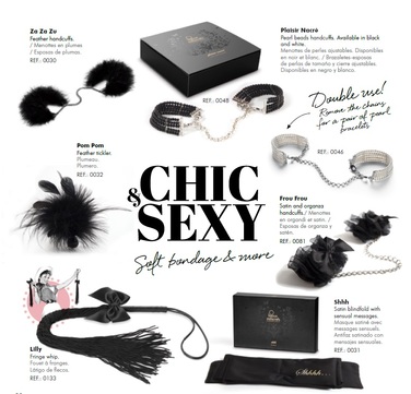 Атласные ленты-наручники Silky Sensual Bijoux Indiscrets