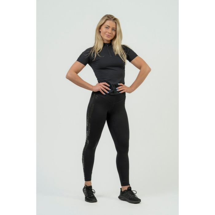 Футболка Nebbia Women's Compression Zipper Shirt INTENSE Ultimate Black 831
