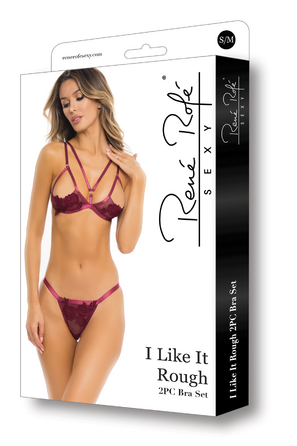 Комплект белья I LIKE IT ROUGH 2PC BRA SET BURGUNDY, S/M