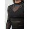 Лонгслів Nebbia Women's Mesh Long Sleeve Top INTENSE Sheer Gold 847