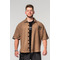 Сорочка Nebbia Washed-off Oversized Shirt 90s THROWBACK Light Brown 347