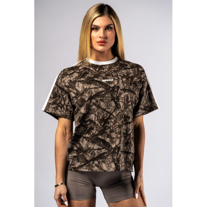 Футболка Nebbia Relaxed Tee POWER Light Brown Camo 894