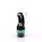 Босоножки Pleaser Adore-708SS *Каблук 7 дюймов, ремешок на щиколотке шириной 2 3/4 дюйма, прозрачный/бирюзовый
