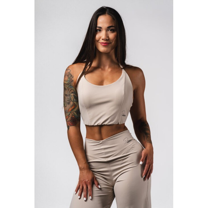 Топ Deni x NEBBIA Sports Crop Tank Cream 309