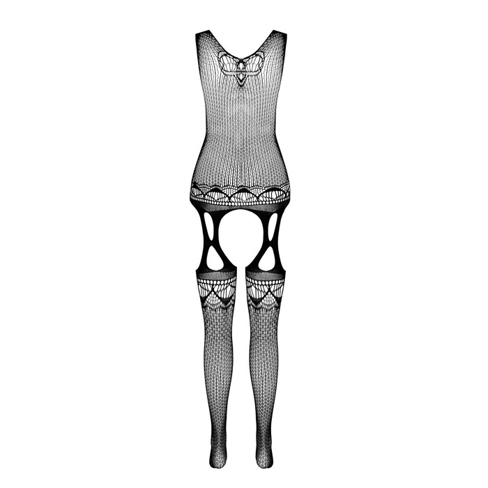 Ажурний бодістокінг з відкритим доступом Passion BS099 white