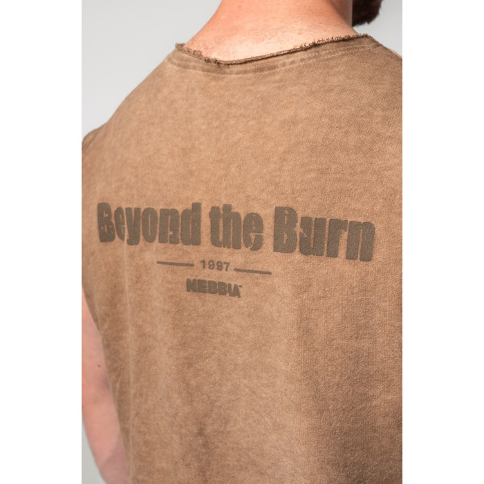 Безрукавка Nebbia Washed-off Tank Top BEASTIN' Light Brown 361