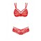 Комплект Obsessive 860-SET-3 2 pcs set red L / XL