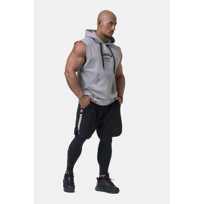 Безрукавка Nebbia Golden Era Hoodie Ragtop Light Grey 197