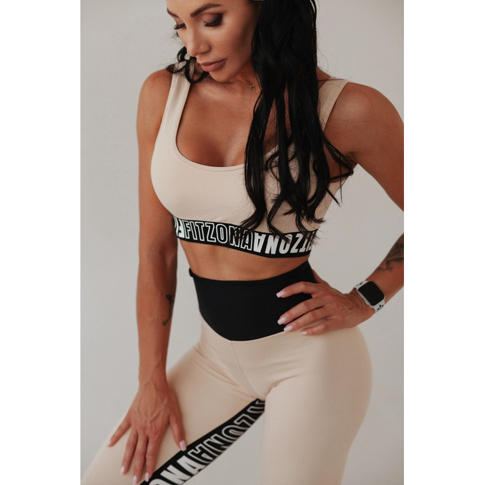 Топ BEIGE TOP WITH FITZONA ELASTIC ON WAIST