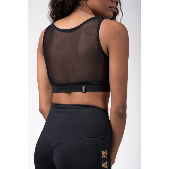 Топ Gold Mesh mini top 830 Black