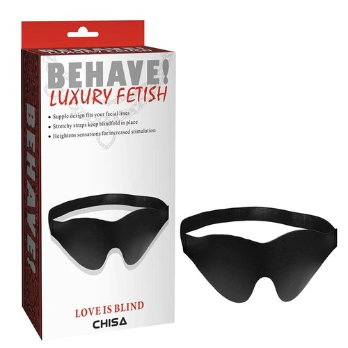 Маска на глаза Chisa Behave! LOVE IS BLIND, черная