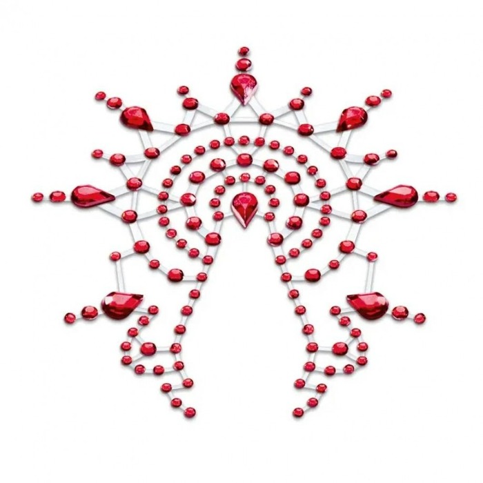 Украшения для груди и бикини со стразами Gloria Petits Joujoux, красные