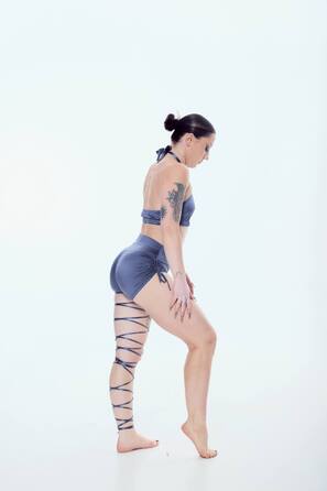 TRUE shorts Blue graphite silk_ синій графітовий шовк