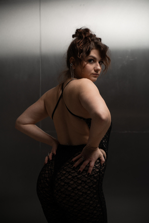 SHADOW body Black mesh LACE_ чорна сітка мереживо