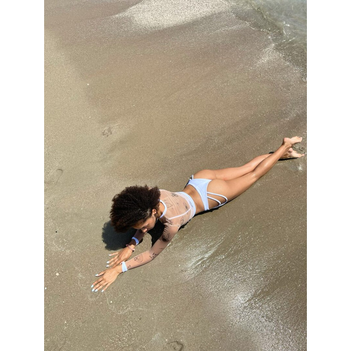 Купальник String-P & Рашгард (3 предмета)