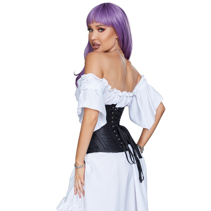 Корсет Star Night Corset с крючками и шнуровкой, черный, XL (без коробки)