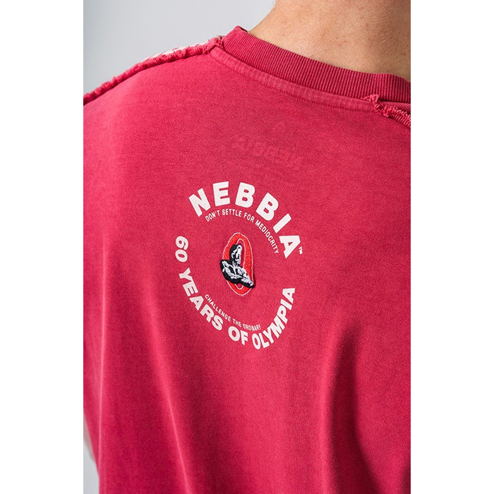 Футболка Nebbia Washed Oversized T-Shirt GOLDEN AGE Red 790