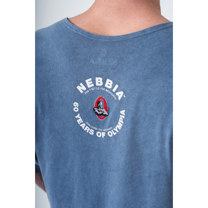 Футболка Nebbia Washed Rag Top GOLDEN AGE Blue 788