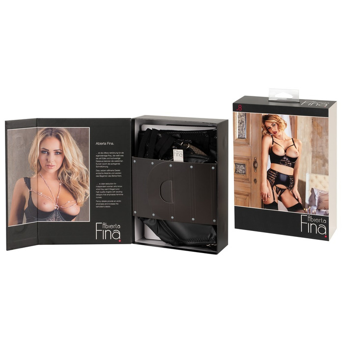 Комплект белья Shelf Bra Suspender Set 85B/L