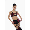 Dance Exo Sequin – Шорти з паєтками для pole dance, heels та сценічних виступів - червоний