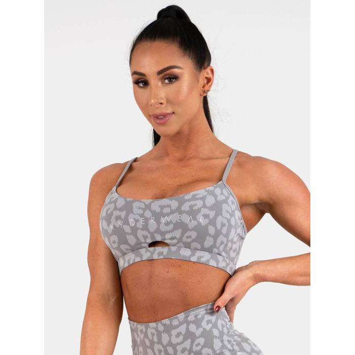 Cпортивный топ Animal Sports Bra Leopard Grey