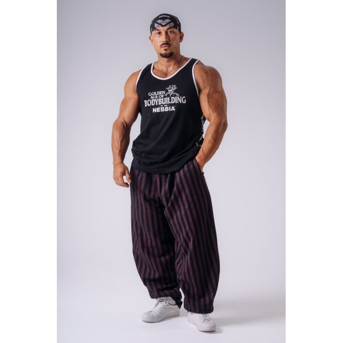 Майка NEBBIA x Olympia Muscle Back Stringer Black 948