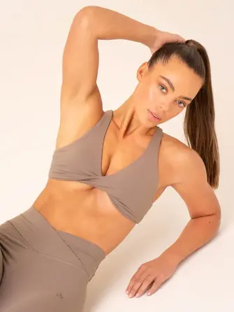 Топ Ryderwear Momentum Twist Sports Bra - Taupe