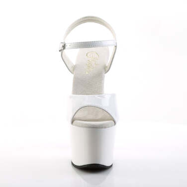 Босоніжки Sky-309 на підборах 7 дюймів, босоніжки 2 3/4 дюйма PF, білі