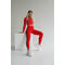 Топ Fitzona RED TOP WITH LONG SLEEVES AND ELASTIC DETAIL