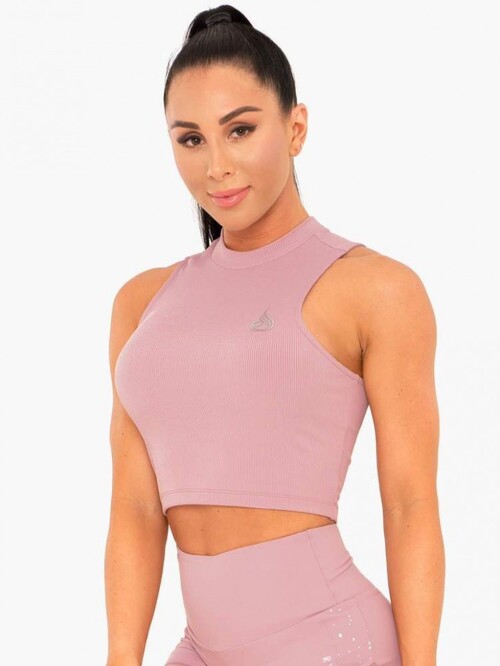 Майка RW Ribbed Cropped Tank Mauve