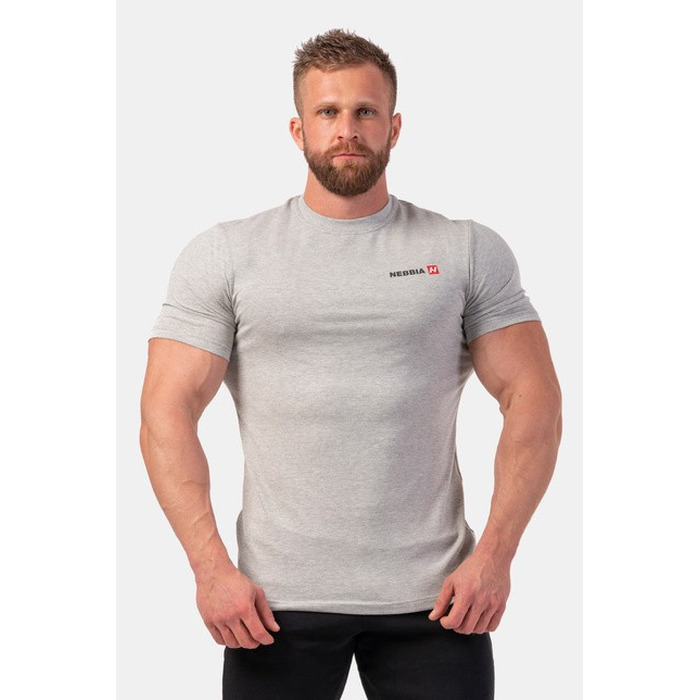 ФУТБОЛКА MINIMALIST LOGO NEBBIA T-SHIRT LIGHT GREY 291