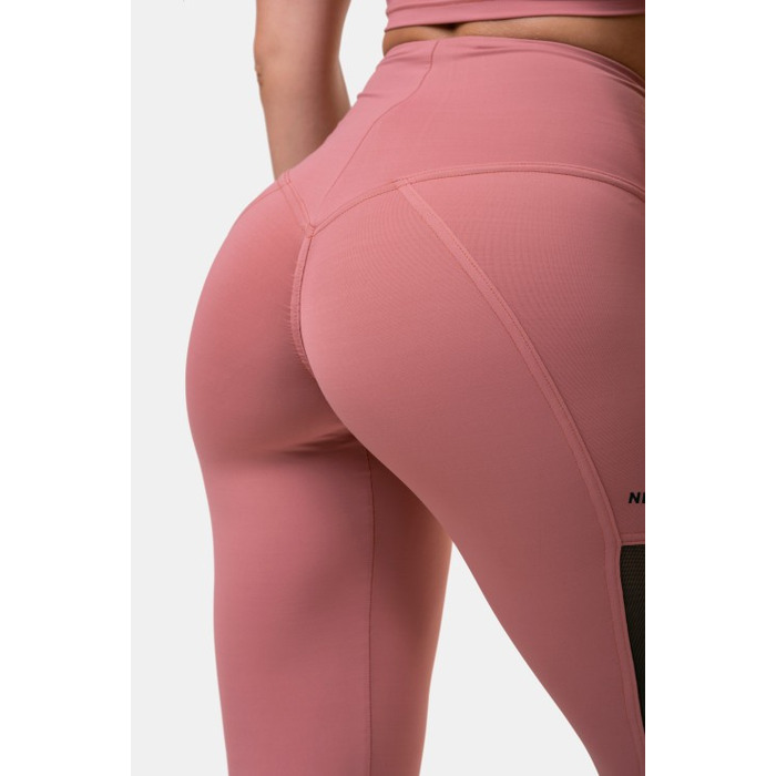 Легінси High Waist & Mesh Leggings 573 Old Rose Roze
