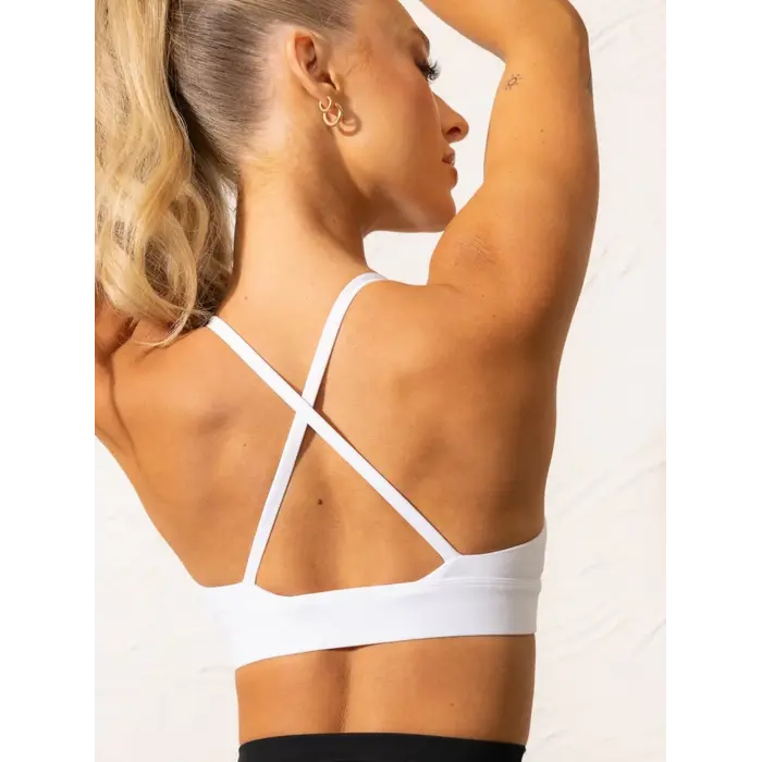 Топ Ryderwear NKD Low Neck Sports Bra - White