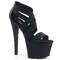 Босоніжки Pleaser Sky-369 *7 дюймів на підборах, 2 3/4 дюйма з перехресною застібкою PF, чорні
