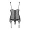 Комплект Emperita corset Obsessive чорний S/M