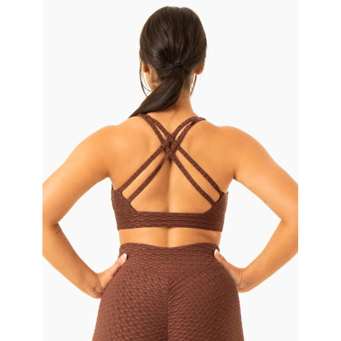 Топ Optic V-Neck Sports Bra - Chocolate