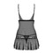 Сорочка еротична напівпрозора Obsessive Shibu Chemise чорна, L/XL