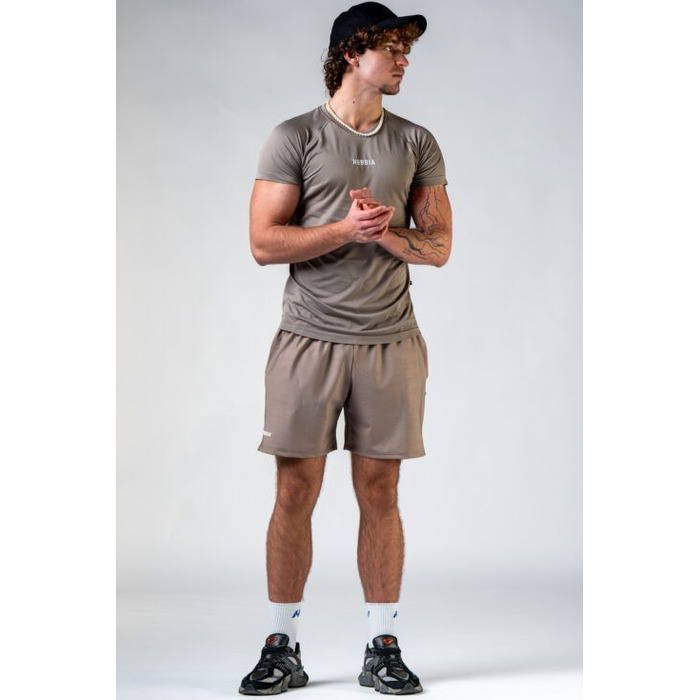 Футболка Seamless Short-Sleeve Top POWER Light Brown ASH 900