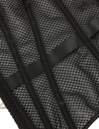 Корсет із сітки Star Night з гачками та шнурівкою, чорний, XL (без коробки)